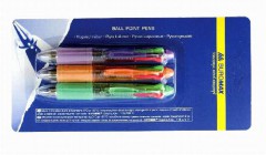  BUROMAX Set din 3 stilouri (4 culori in1 )